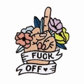 Fuck off Iron On Patch - von Punky Pins